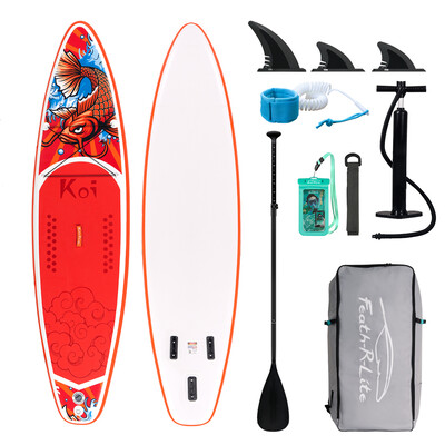 Tabla de surf hinchable de 11 pies - Sup Koi naranja