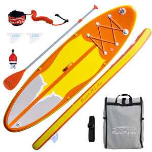 Tabla de surf hinchable de 11 pies, color naranja